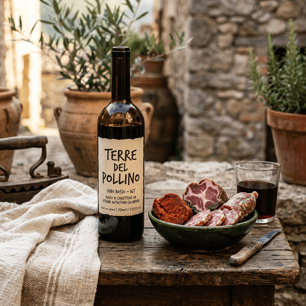 Vino rosso "Terre del Pollino" IGT
